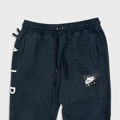 Nike Air Sweatpants Mens Medium Black Sportswear Taper Leg Faded Jogger