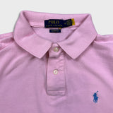 Polo Ralph Lauren Shirt Mens Medium Pink Pony Cotton Casual Preppy Short Sleeve