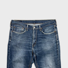 Levi's 541 Jeans Mens 34x30 Blue Athletic Taper Stretch Faded Dark Wash Denim Pants