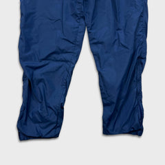 Vintage 90s Nike Sportswear Track Pants Mens Small Blue Swoosh Taper Athletic