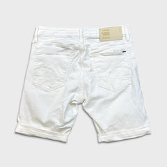 G-Star Raw Jeans Mens Size 31 White 3301 Slim Denim Shorts Taper Fit Jorts