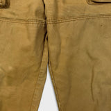 Vintage Y2K Dickies Pants Mens 38x31 Beige Double Knee Distress Carpenter Canvas Workwear