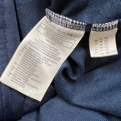 Vintage Y2K Adidas Sweatshirt Mens Medium Blue 3 Stripes Trefoil Full Zip Tracksuit Top