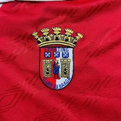 Vintage 90s Sporting Braga Umbro Soccer Jersey Mens Large Red Portugal