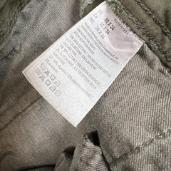 American Eagle Pants Mens 30x30 Green Flex Faded Taper Leg Trousers Cargo