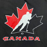 Vintage Y2K NHL Hockey Canada T Shirt Mens XL Black Sports Graphic Tee
