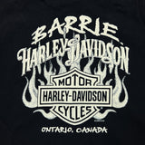 2025 Harley Davidson T Shirt Mens Medium Biker Pin Up Girl Ontario Tee