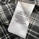 Polo Ralph Lauren Plaid Shirt Mens Medium Gray Button Up Slim Fit Long Sleeve