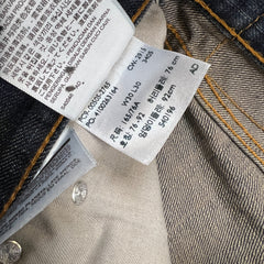 Levi's 505 Jeans Mens 30x30 Blue Regular Fit Straight Leg Dark Wash Faded Denim Pants