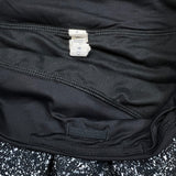 Lululemon Race Pace Short Womens Size 4 Black Mini Splatter Athletic Lined Pants