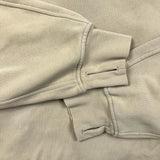 Lululemon Scuba Oversized 1/2 Zip Hoodie Womens Medium Beige Hooded Sweater