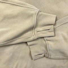 Lululemon Scuba Oversized 1/2 Zip Hoodie Womens Medium Beige Hooded Sweater