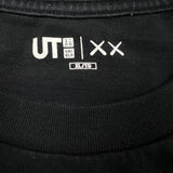FW23 KAWS x Uniqlo UT Short Sleeve Graphic T Shirt Mens XL Black Companion Tee