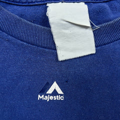 Vintage Majestic Toronto Blue Jays T Shirt Mens Large Blue Josh Donaldson MLB Baseball Tee