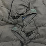 The North Face Puffer Jacket Mens Large Gray Nuptse Full Zip Goose Down Coat
