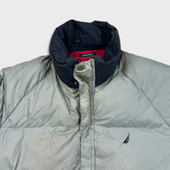 Nautica Jacket Mens XL Red NS-83 Reverisble Puffer Down Full Zip Outdoor Coat