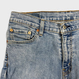 Levi's 511 Jean Mens 33x28 Blue Slim Fit Light Wash Faded Stretch Denim Pants