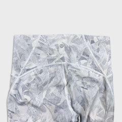 Lululemon Train Times Crop *21" Womens Size 6 White High Rise Yoga Leggings