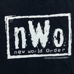 Vintage 1998 NWO New World Order T Shirt Mens Large Black Broken Bones Rule Wrestling