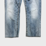 Silver Jeans Co. Grayson Mens 36x29 Blue Relaxed Fit Straight Leg Light Wash Denim Pants