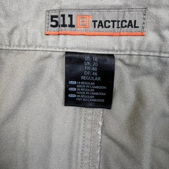 5.11 Tactical Stryke Pants Mens 36x32 Gray Utility Cargo Regular Workwear Trouser