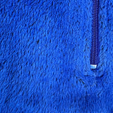 Vintage 90s Patagonia Synchilla Fleece Mens Medium Blue Deep Pile USA 1/2 Zip Jacket