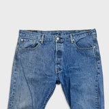 Levi's 501 Jeans Mens 38x30 Blue Original Fit Straight Medium Wash Denim Pants