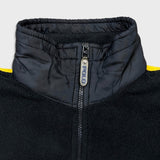 Vintage 90s Ralph Lauren Polo Sport Fleece Mens Medium Yellow 1/4 Zip Outdoor Pullover Jacket