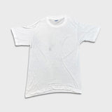 Vintage 80s Stanfield Scots Blank T Shirt Mens Small White Single Stitch Tee