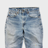 Levi's 512 Jeans Mens 32x30 Slim Fit Taper Leg Light Wash Distressed Faded Denim Pants