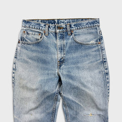 Levi's 512 Jeans Mens 32x30 Slim Fit Taper Leg Light Wash Distressed Faded Denim Pants