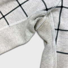 Lululemon Scuba Hoodie Womens Size 8 Gray Striped Full Zip Hooded Sweatshirt