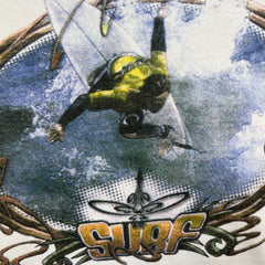 Vintage Y2K Surf T Shirt Mens Large White San Andres Islas Colombia Graphic Tee