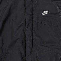 Vintage Y2K Nike Sportswear Jacket Mens XL Black Swoosh Spell Out Full Zip Outdoor Coat