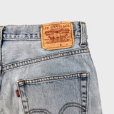 Vintage Y2K Levi's Jeans Mens 32x30 Blue Relaxed Fit Light Wash Baggy Faded Distressed Denim Pants