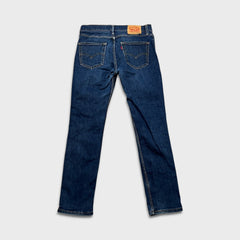 Levi's 511 Jeans Mens 32x32 Blue Slim Fit Mid Rise Dark Wash Stretch Denim Pants