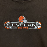 Cleveland Browns Fleece Mens XL Brown NFL Football Pullover Jacket