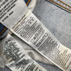 Levi's 501 Jeans Mens 30x30 Blue Original Fit Straight Leg Light Wash Denim Pants
