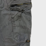 G-Star Raw Pants Mens 30x27 Gray Rovic Zip Straight Utility Cargo Casual