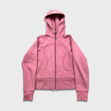 Lululemon Scuba Hoodie Womens XS Pink Full Zip Sports Hooded Sweater