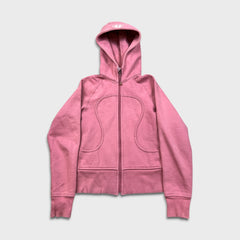 Lululemon Scuba Hoodie Womens XS Pink Full Zip Sports Hooded Sweater
