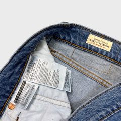 Levi's Skinny Taper Jeans Mens 36x32 Blue Medium Wash Skinny Taper Stretch Denim Pants