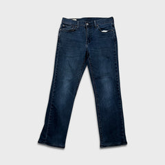 Levi's 511 Jean Mens 30x26 Blue Slim Fit Mid Rise Dark Wash Stretch Denim Pants