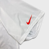 Nike Syracuse University Polo Shirt Mens 2XL White Dri Fit Sportswear