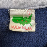 Vintage 90s San Francisco California Sweatshirt Mens Medium Blue 1/4 Zip USA Pullover