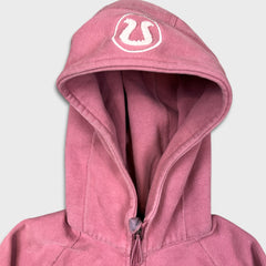 Lululemon Scuba Hoodie Womens Small Pink Full Zip Sports Hooded Sweater