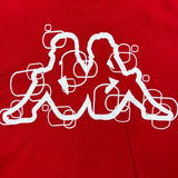 Vintage 90s Kappa T Shirt Mens Large Red Graphic Short Sleeve Tee