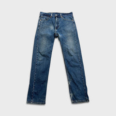 Levi's 505 Jeans Mens 32x32 Blue Regular Fit Straight Leg Medium Wash Denim Pants