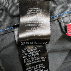 G-Star Raw Bronson Slim Chino Pants Mens 38x29 Gray Casual Cargo Trousers