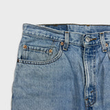 Vintage 90s Levi's 550 Jeans Mens 32x30 Blue Relaxed Fit Light Wash Baggy Denim Pants